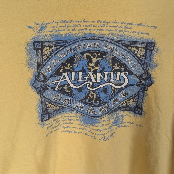 Jones And Mitchell Paradise Island Bahamas Atlantis Women's T-shirt Size Large - Picture 2 of 5